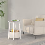 sthmec Small Round Side End Table Set of 2 - Image 4