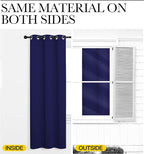NICETOWN Navy Blue Blackout Curtains 78 inches Length - Image 5