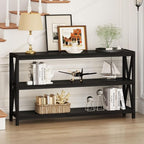 FATORRI Console Table for Entryway, Long Sofa Table - Image 6