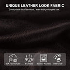 ANARACHON Leather Look Loveseat Recliner Cover, 6-Pieces Stretch Dual Recliner - Image 5