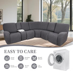 100% Waterproof Sectional Recliner Couch Covers - Image 8