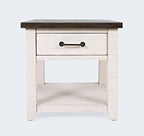 Jofran Madison County Harris End Table, Vintage White by Jofran+Inc.