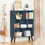 YAHARBO Blue Bookshelf, 3 Tier Book Shelf - Image 7