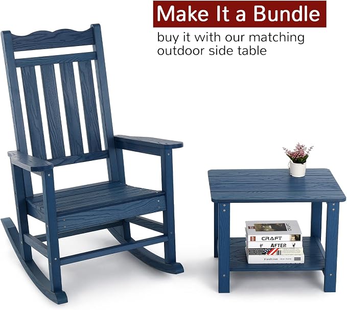 Stoog All-Weather Outdoor Rocking Chair, Porch Rocker - Image 7