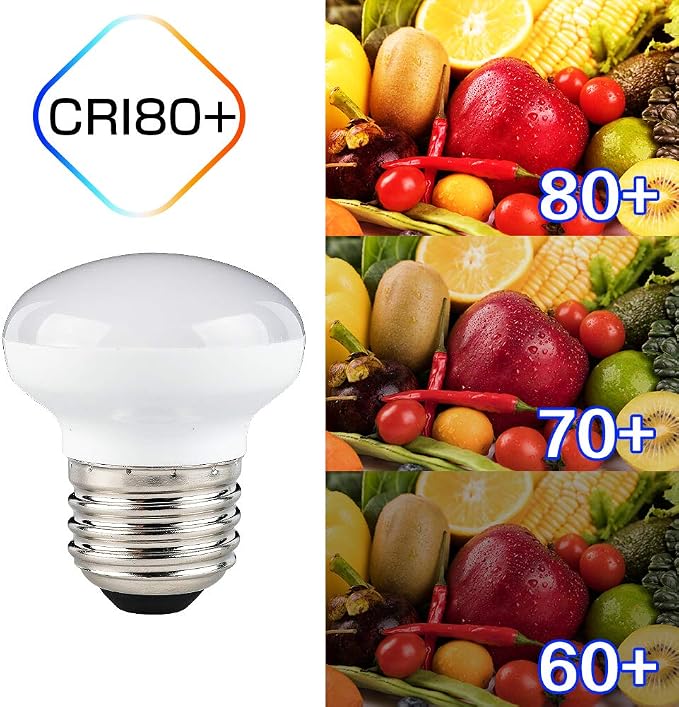 Haian Support China Cabinet Light Bulbs, 4W Short Light Bulbs, R14 E26 Curio - Image 6