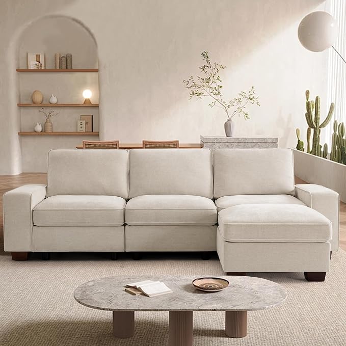 TEKAMON 100" Modular Sectional Sofa by TEKAMON