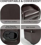 Trustyue Swivel Rocker Recliner Chair, 360° Swivel Recliner - Image 5