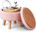 Wimarsbon Storage Ottoman, Modern Round Footrest by Wimarsbon