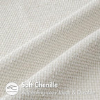 MIULEE Decorative Couch Throw Pillow Covers 18x18 in Pure White 2 Pack | Modern - Image 6