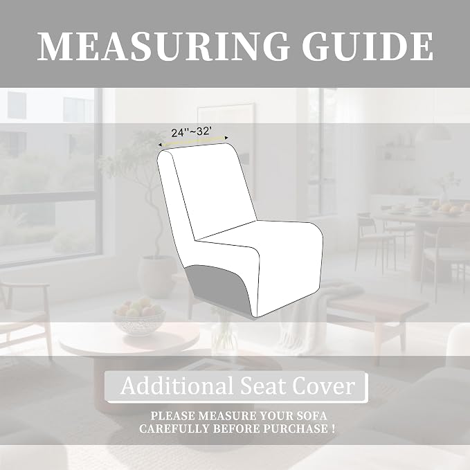100% Waterproof Sectional Recliner Couch Covers - Image 3