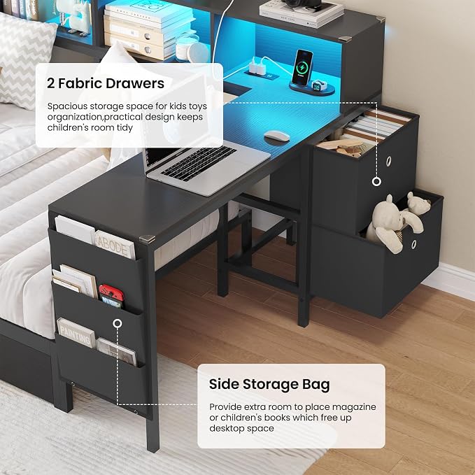 DICTAC Corner Twin Bed Frame - Image 7