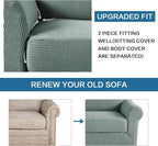 H.VERSAILTEX 2-Piece Armchair Slipcovers - Image 7