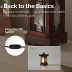 Traditional Korean Wood Lamp | Handmade Asian Oriental Table Lantern | Bedside - Image 4