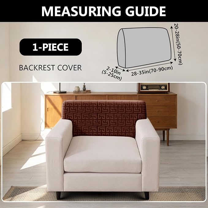 UNBBRRL Stretch Couch Backrest Cushion Cover - Image 2