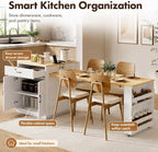 Kitchen Island with Extendable Dining Table - Image 2