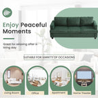 YOUDENOVA 2 Piece Set Comfy Sofa Couch, 3-Seater Sofa * 2 - Image 8