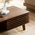 Furniway Mid Century Coffee Table Set, Living Room Table Set of 3 - Image 8