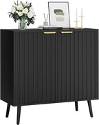 Vrullu Modern Storage Cabinet, Wood Accent Cabinet by Vrullu
