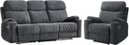 HAOMARKETS 2-Piece Electric Recliner Sofa Set - Image 8