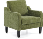 VINGLI Accent Chair for Living Room Chairs Olive Green Reading Chair for by VINGLI
