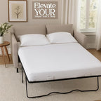 Sleeper Sofa Bed Sheet, 100% Cotton 400 Thread Count, 4 Piece Set, Deep Pocket - Image 5