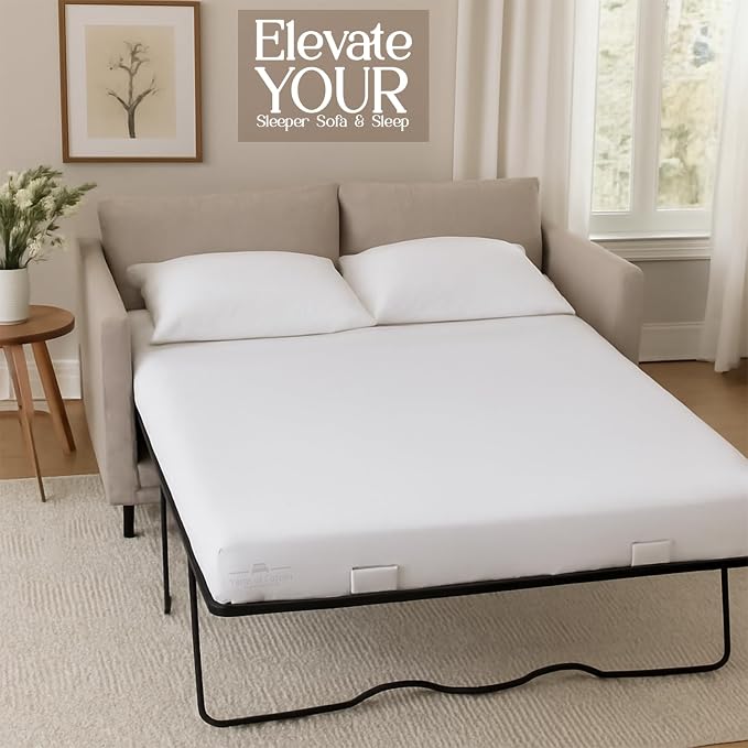 Yarns of Cotton Sleeper Sofa Bed Sheet Set - Image 5