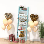 Honest Blanket Ladders for The Living Room, 6-Tier Blanket Holder, Wall-Leaning - Image 9