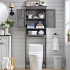 ACCOHOHO Over The Toilet Storage Cabinet, Farmhouse Bathroom Cabinet - Image 3