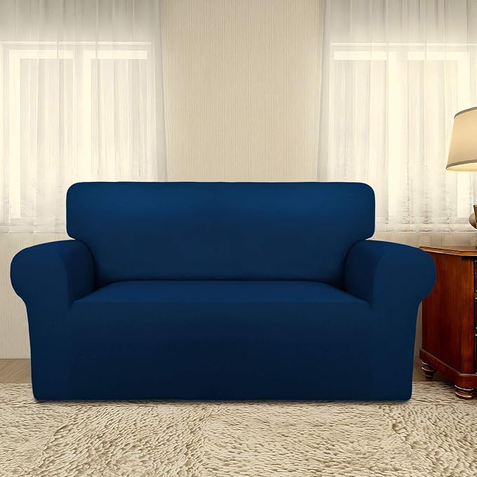 PureFit Stretch Loveseat Covers Fleece Couch Covers - Image 2