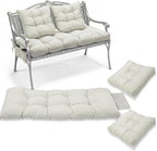 3 Pcs Wicker Chair Cushions Patio Loveseat Chaise Cushion Set - Image 7