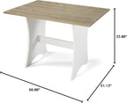 Linon Home Decor Products Sadie Antique White Kitchen Nook - Image 17
