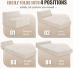 Kasunpul Folding Sofa Bed with Pillow, Memory Foam Fold Out Chair Bed, - Image 5