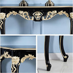 Vintage French Console Table, Wood Entryway Table - Image 6