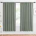 NICETOWN 2 Panels Blackout Curtains, Rod Pocket Window Curtains Room Darkning by NICETOWN