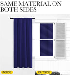 NICETOWN Blackout Curtains for Living Curtains, 1 Pair, 34-inch W x 84-inch L - Image 5