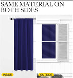 NICETOWN Blackout Curtains for Living Curtains, 2 Panels, 52 by 95, Room - Image 5