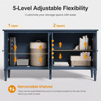 RoyalCraft 118" Buffet Cabinet - Image 4