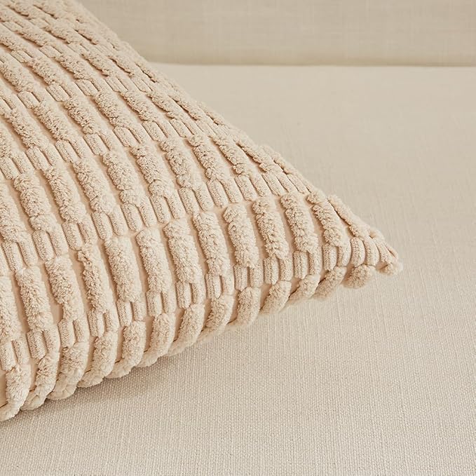 Fancy Homi 4 Packs Decorative Throw Pillow Covers - Image 4