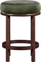 Meridian Furniture 978Green-C Monette Collection Art Deco Counter Stool - Image 4