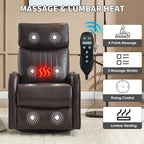 Trustyue Swivel Rocker Recliner Chair, 360° Swivel Recliner - Image 6