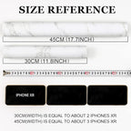 practicalWs Glossy Marble Contact Paper Granite White/Grey Kitchen Countertop - Image 8