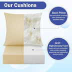 IASEAHK Outdoor Seat Cushion Set, Waterproof & Fade Resistant Patio Chair - Image 4