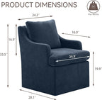 VKNOW Upholstered Dining Chairs, Modern Kitchen Chairs Dinner Chairs - Image 2
