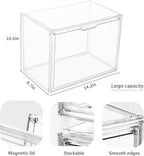 Clear Stackable Plastic Storage Bins - Image 2