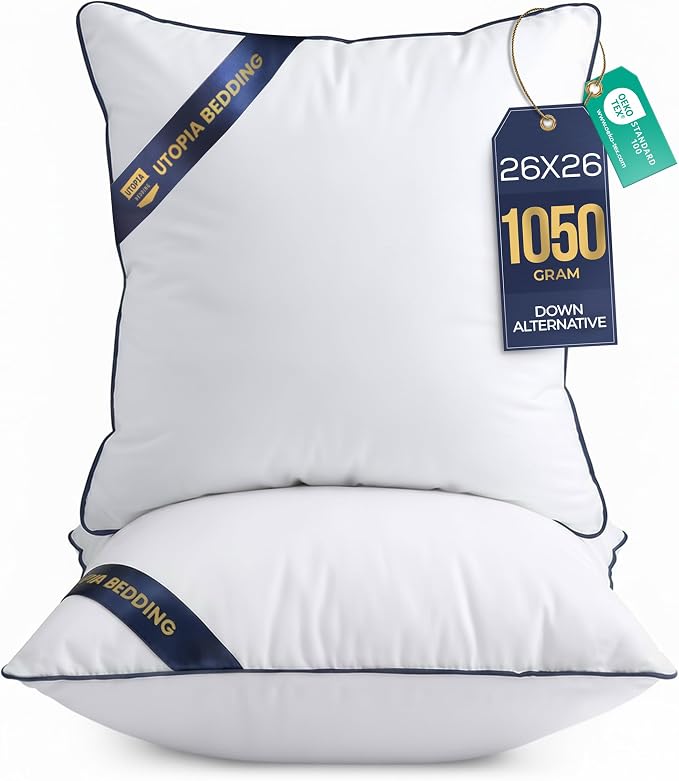 Utopia Bedding 26x26 Throw Pillow Inserts, Decorative Pillows, Plush & by UTOPIABEDDING