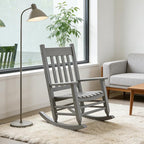 Oversized Outdoor Wooden Rocking Chair - Image 7