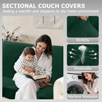 Arfntevss Sectional Couch Covers L Shape Couch Cushion Covers Slipcovers Fitted - Image 2