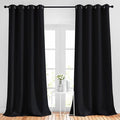 NICETOWN Black Out 108 inch Curtains by NICETOWN