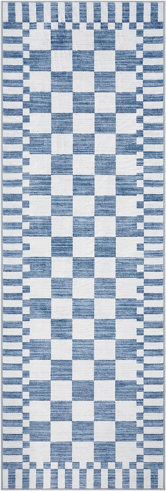 GarveeHome 2.5x8 Checkered Kitchen Runner Rug - Image 4
