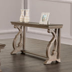 GOWE Traditional Style Sofa Table Solid Wood Structure Curved Scroll Legs - Image 5